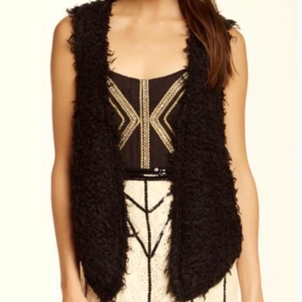 Free People Faux Fur Away Vest